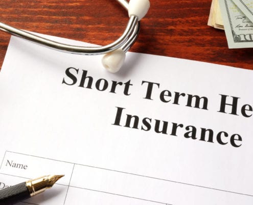 short term health insurance form