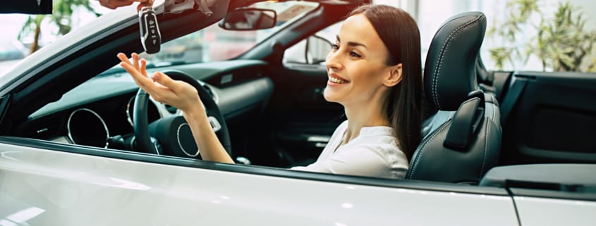 rental car insurance for a woman