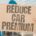 person holding a board asking how to lower your car insurance premium